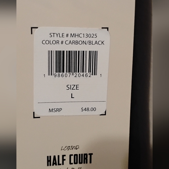 Half Court Basketball Jersey L Carbon/Black - Picture 7 of 15